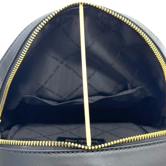 Michael Kors Medium Jaycee Backpack & MF Phone Case Wallet Black Leather Black - Picture 7 of 11